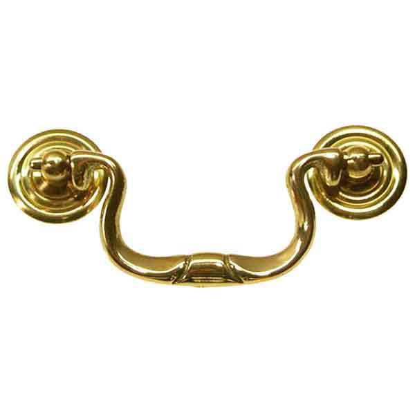 Brass Bail Pulls, 1920's style, 3-1/2