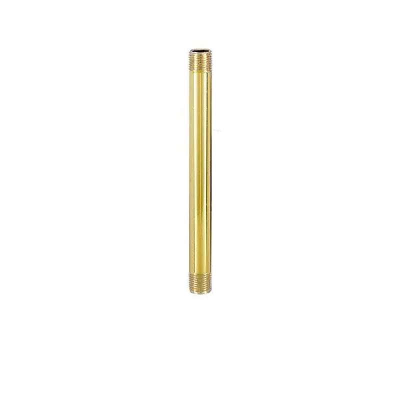 3" Brass Pipe, threaded each end - paxton hardware ltd