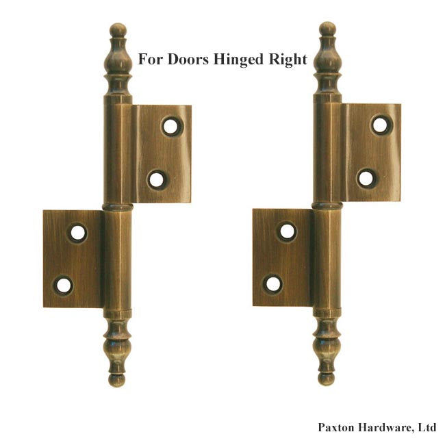 Liftoff Flag Hinges for doors hinged right, Paxton Hardware, Ltd