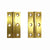 Small Extruded Brass Hinges, Paxton Hardware