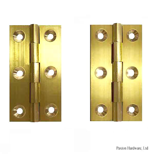 Extruded Brass Cabinet Hinges, Paxton Hardware