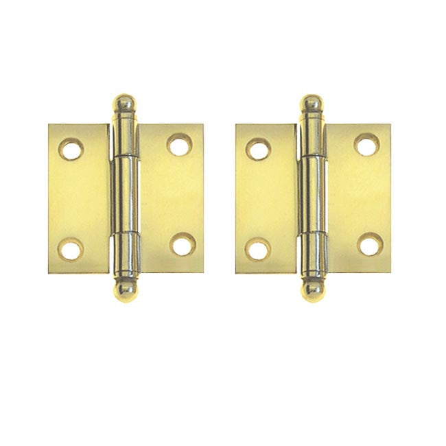 Brass Cabinet Hinges, 1-1/2 - Paxton Hardware