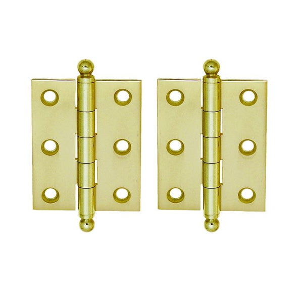 Brass Furniture Hinges 1-1/2 x 7/8 - Paxton Hardware