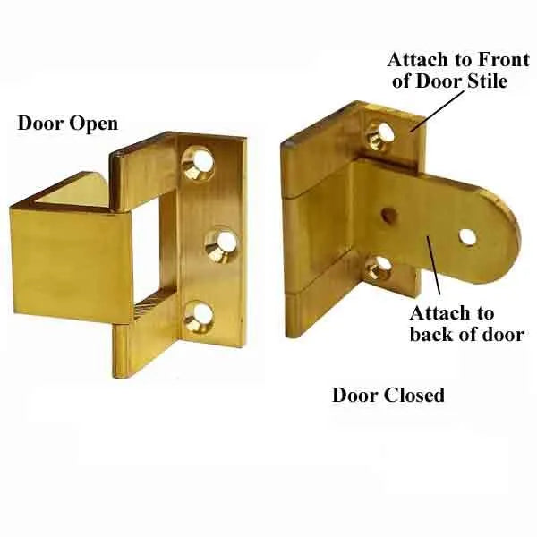 Wrap Around Brass Cabinet Hinges - paxton hardware ltd