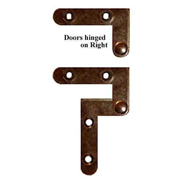 Knife Hinges, doors hinged on right - paxton hardware ltd