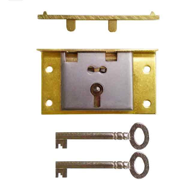 Brass Box Locks, 7/8 to pin - paxton hardware ltd