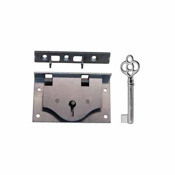 Steel Half Mortise Box Lock, 1 inch Backset - paxton hardware ltd