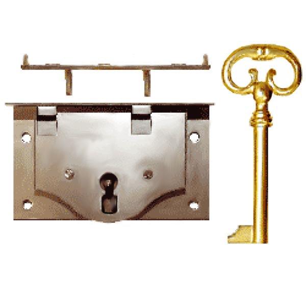Antique Drawer Lock - Backset 7/8 - Paxton Hardware