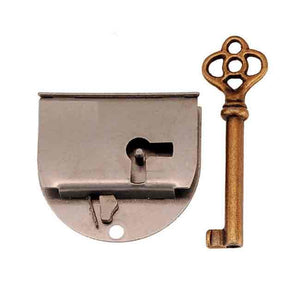 Rounded Steel Lock, doors hinged left - paxton hardware ltd