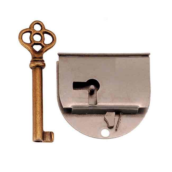 Rounded Steel Lock, doors hinged right - paxton hardware ltd