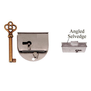 Rounded Steel Lock, doors hinged right - paxton hardware ltd