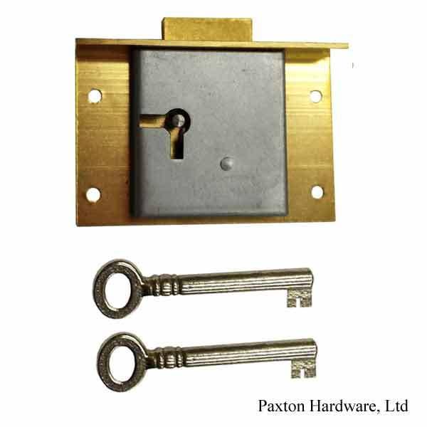 Antique Drawer Lock, Backset 3/4 - paxton hardware ltd