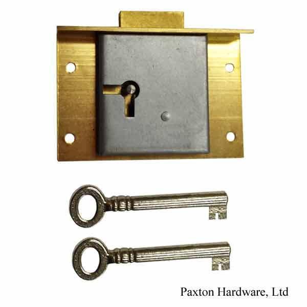 Antique, Drawer Lock - Backset 7/8 - paxton hardware ltd