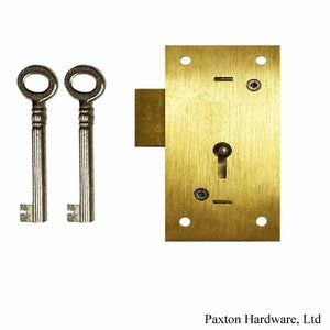 Brass Cabinet Door Lock, 9/16 inch - paxton hardware ltd