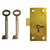 Furniture Door Lock, 5/8 backset - paxton hardware ltd