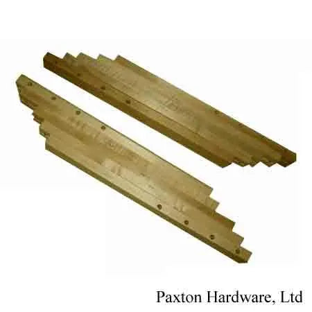 Wood Table Slides, 50 inch Leaf Opening - paxton hardware ltd