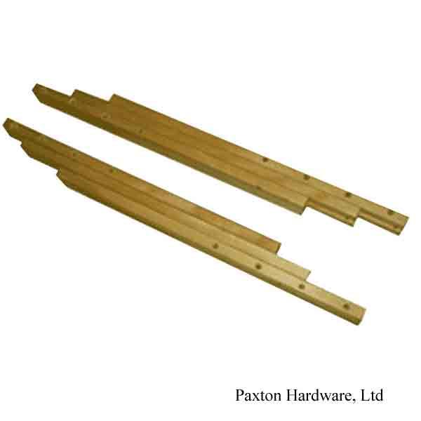 Wood Table Slides, 38 inch Leaf Opening - paxton hardware ltd