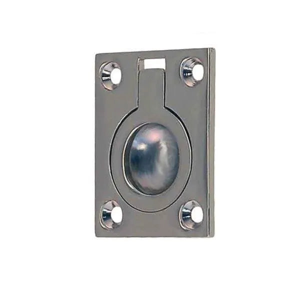 Nickel Campaign Finger Pull - paxton hardware ltd