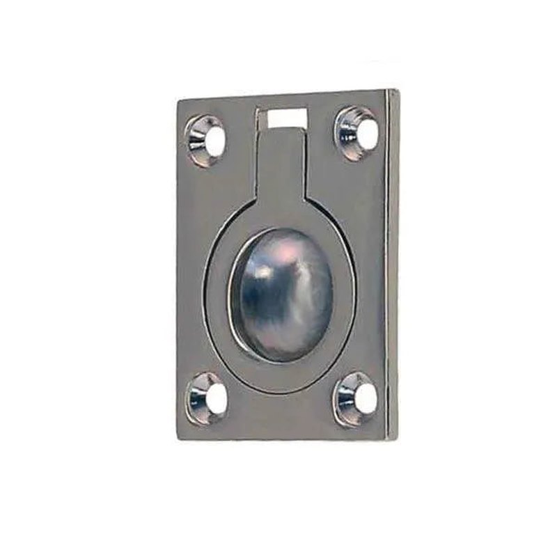 Nickel Campaign Finger Pull - paxton hardware ltd