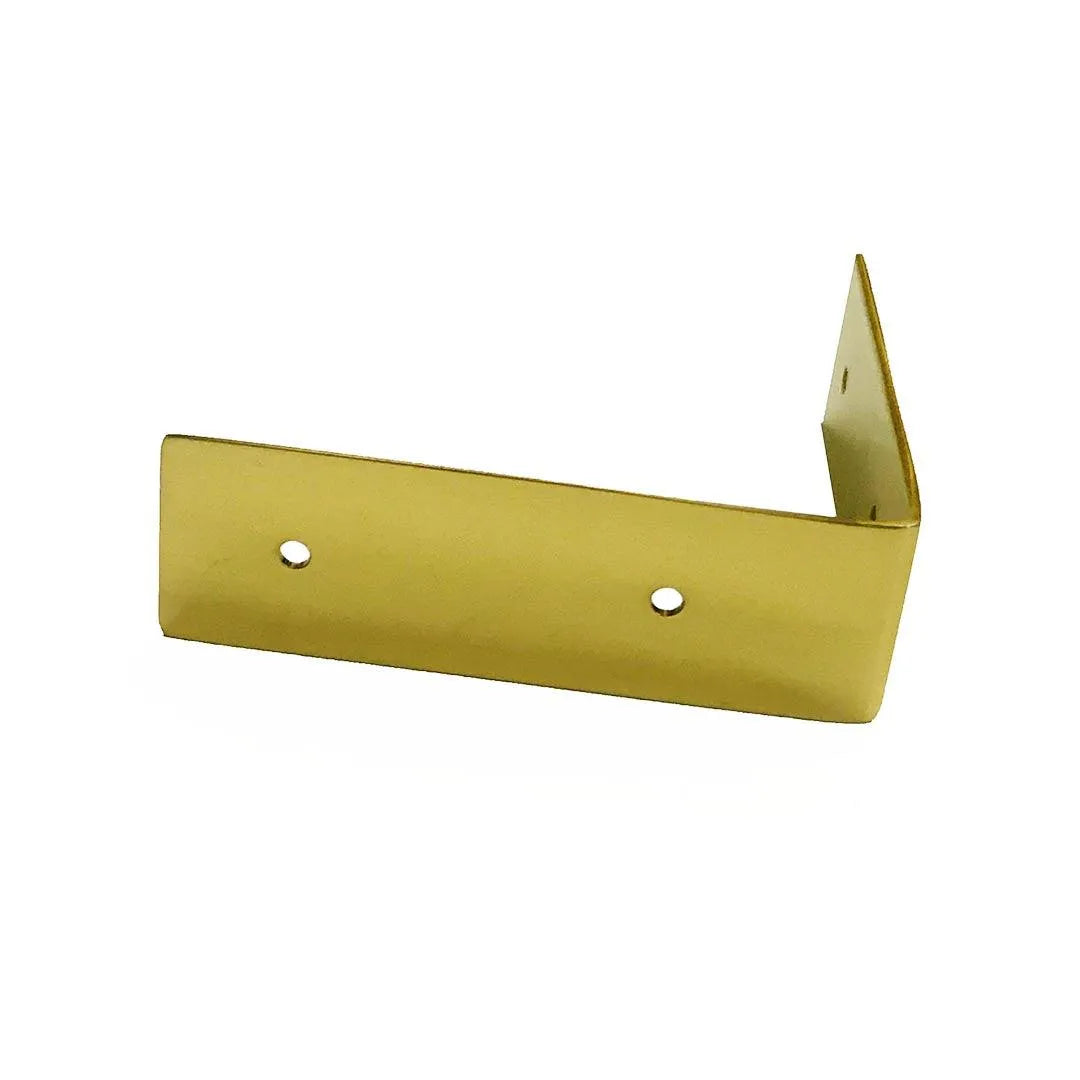 Brass Campaign Corner Brackets - paxton hardware ltd