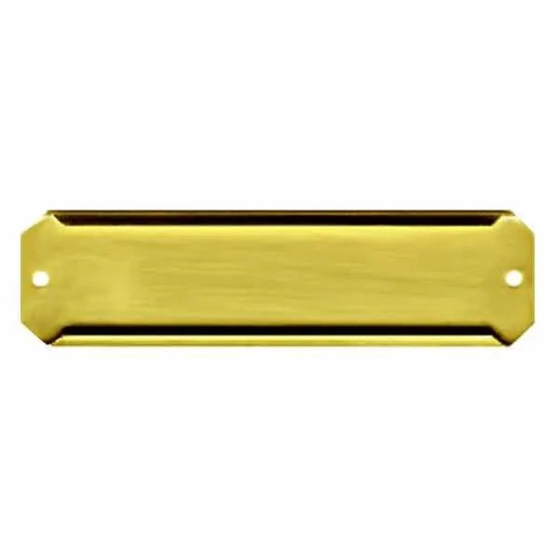 Brass Shelf Label Holders, 1 inch - paxton hardware ltd