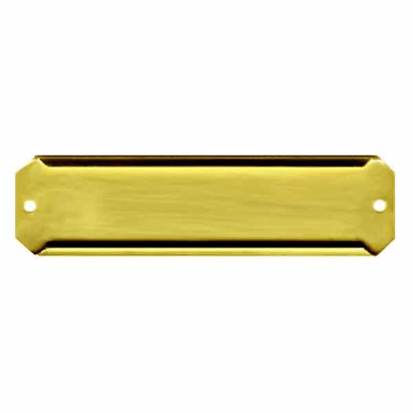 Brass Shelf Label Holders, 1 inch - paxton hardware ltd