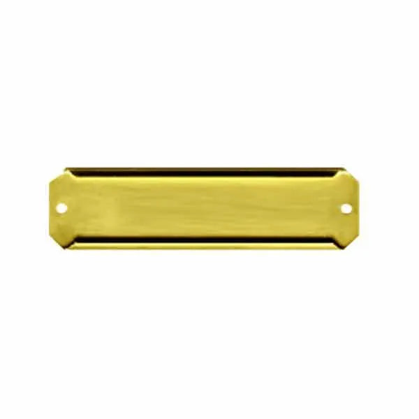 Brass Shelf Label Holders, 3/4 inch - paxton hardware ltd