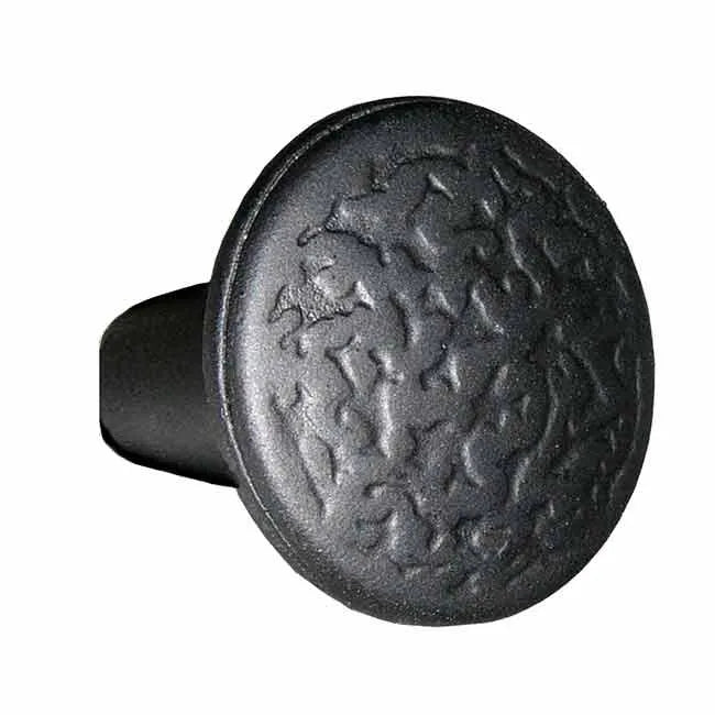Iron Cabinet Knobs, Textured 1-3/8 inch - paxton hardware ltd
