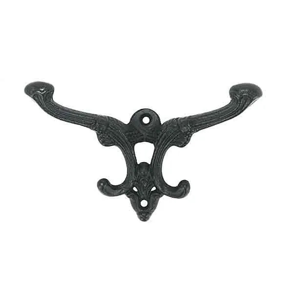 Double Victorian Iron Hooks - paxton hardware ltd