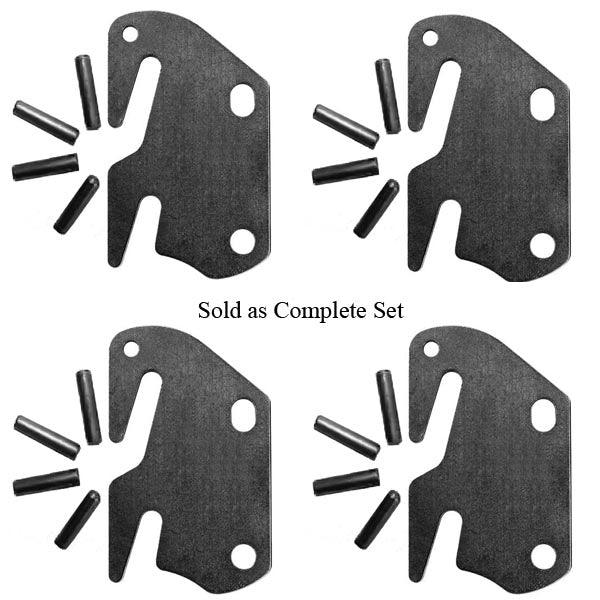 Bed Rail Hooks with Pins - Paxton Hardware