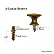 Steel Adapter Screws