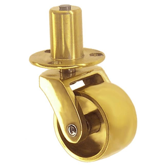Old Style Brass Furniture Casters, Paxton Hardware