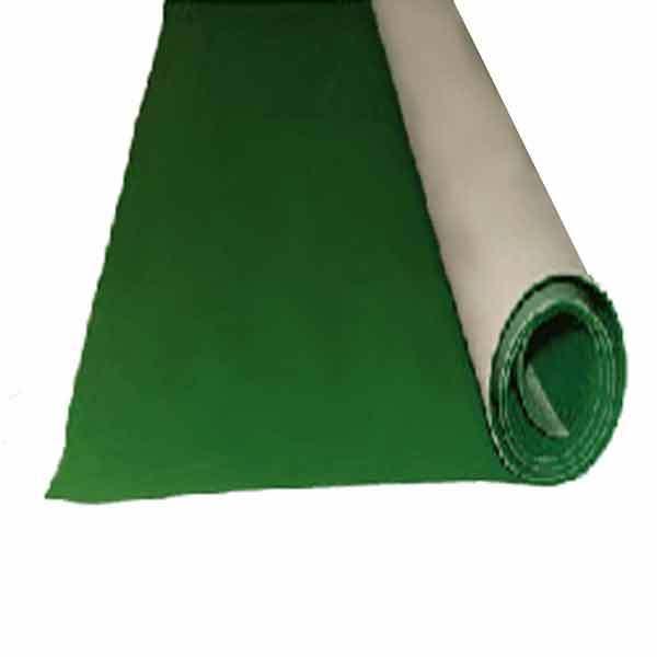 4 Metre's x 450mm wide roll of GREEN STICKY BACK SELF ADHESIVE FELT / BAIZE