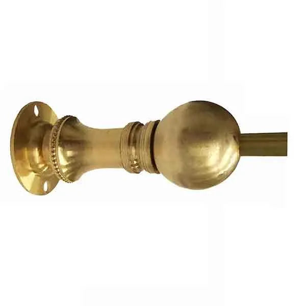 Brass Gallery Rail - Wall Mount Posts - paxton hardware ltd