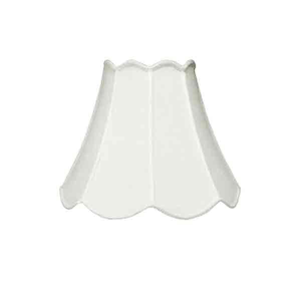 White Silk Lamp Shades, 12 inch - paxton hardware ltd