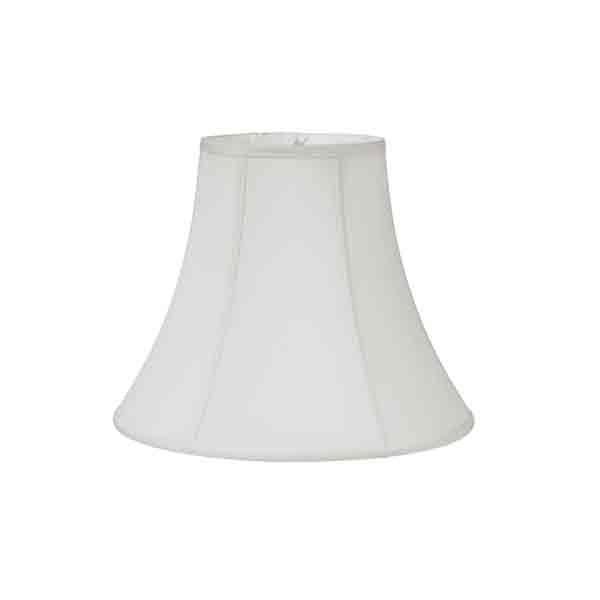 White Bell Lamp Shades, 12 inch base - paxton hardware ltd