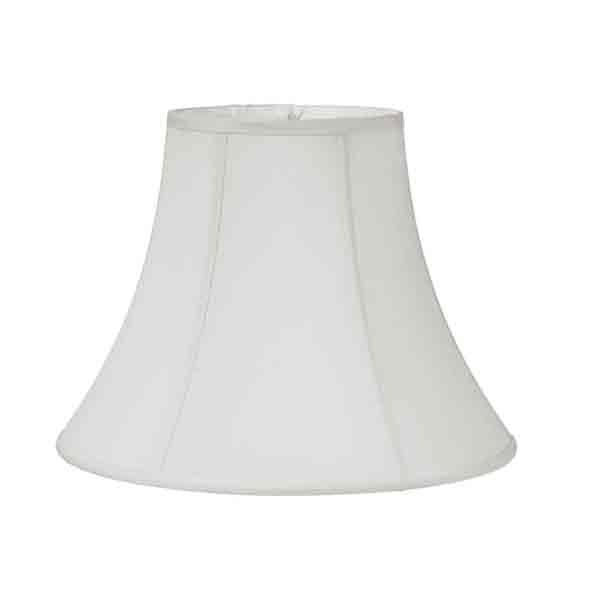 White Bell Lamp Shades, 14 inch base - paxton hardware ltd
