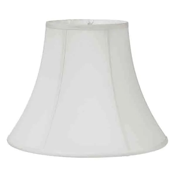 White Bell Lamp Shades, 16 inch base - paxton hardware ltd