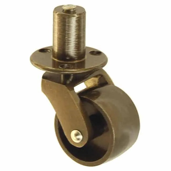 Old Style Antique Brass Casters, Small - paxton hardware ltd
