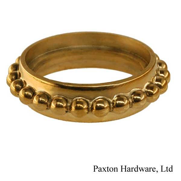 Brass Furniture Casters, wheel 1 inch - Paxton Hardware