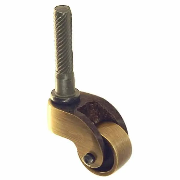 Antique Brass Casters, Stem-type, X-Small - paxton hardware ltd