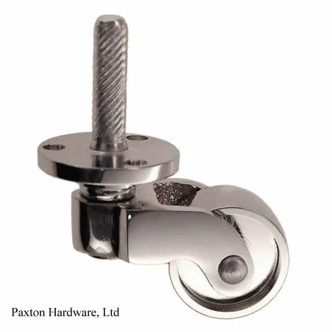 Vintage Casters, Nickel - paxton hardware ltd