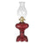 Ruby Red Glass Oil Lamp - paxton hardware ltd