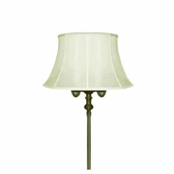 Large Silk Floor Lampshades, Eggshell - paxton hardware ltd