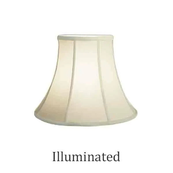 Eggshell Bell Lamp Shades, 12 inch base - paxton hardware ltd
