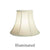 Eggshell Bell Lamp Shades, 12 inch base - paxton hardware ltd